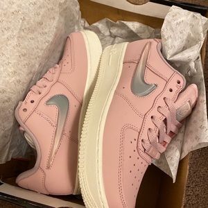 Pink Nike Air Force 1s